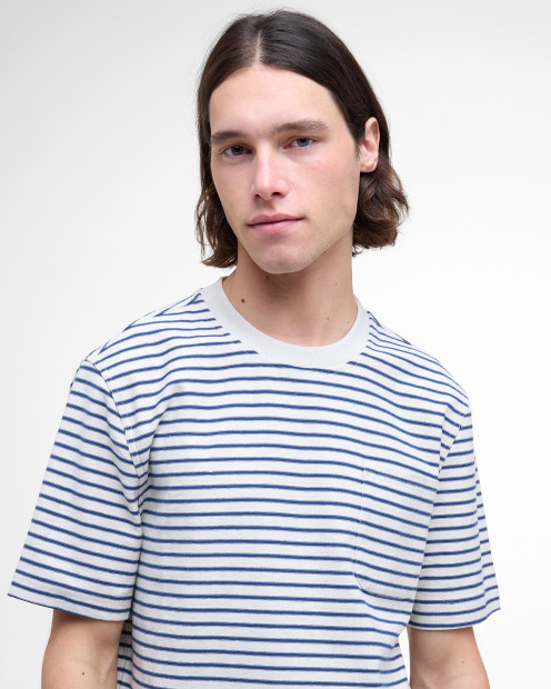 Frensham Striped T-Shirt Oatmeal