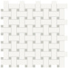 Studio Mint 12×12 Basketweave Mosaic Matte