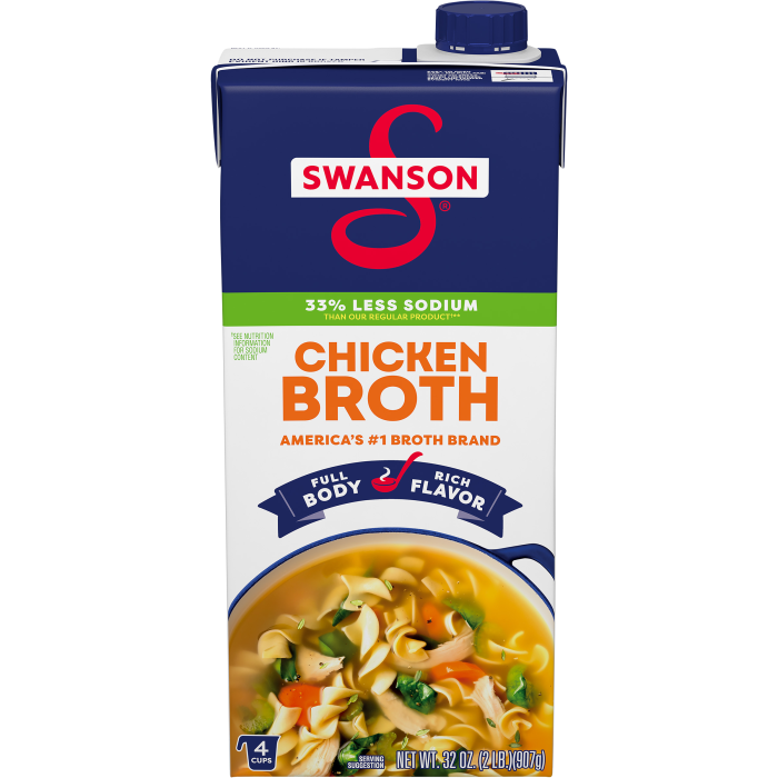 Natural Goodness® 33% Less Sodium Chicken Broth