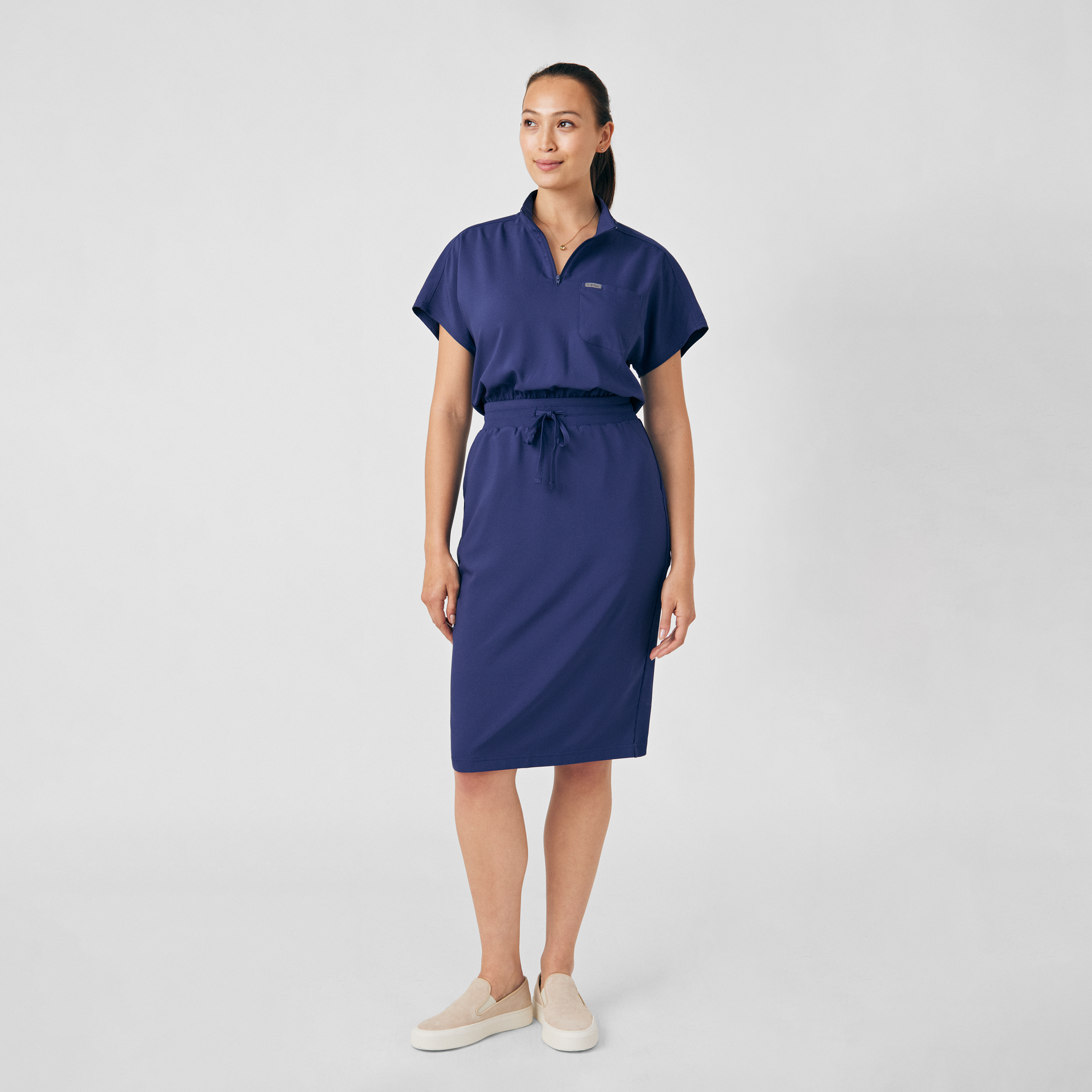 Landau Forward Women&#8216;s 3-Pocket Scrub Dress-Landau