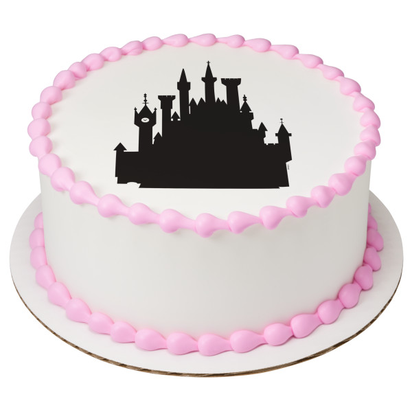 Disney Princess Castle Silhouette PhotoCake® Edible Image®