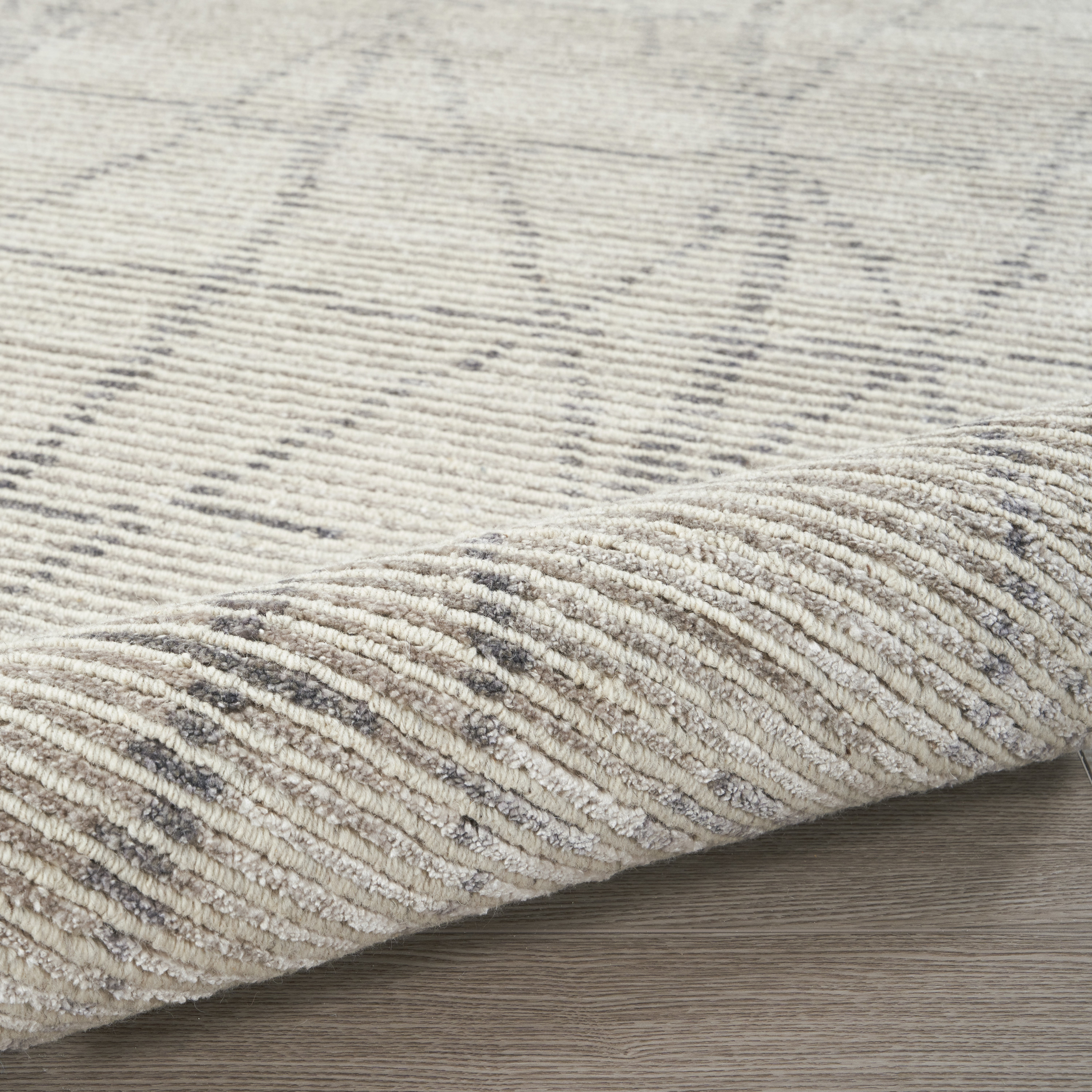 Nourison Ellora 9'9" x 13'9" Stone Scandinavian Indoor Rug