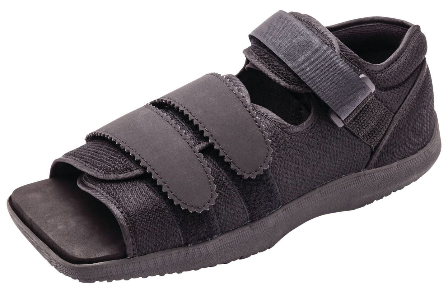 Square Toe Post-Op Shoe Large Male Black