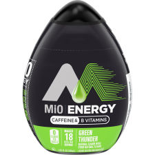 MiO Energy Green Thunder Liquid Water Enhancer with Caffeine & B Vitamins, 1.62 fl oz Bottle