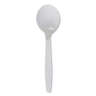 Boardwalk, Mediumweight Polystyrene Cutlery, Soup Spoon, White