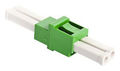 TeraSPEED® LC-APC Duplex Adapter Green Single Pack