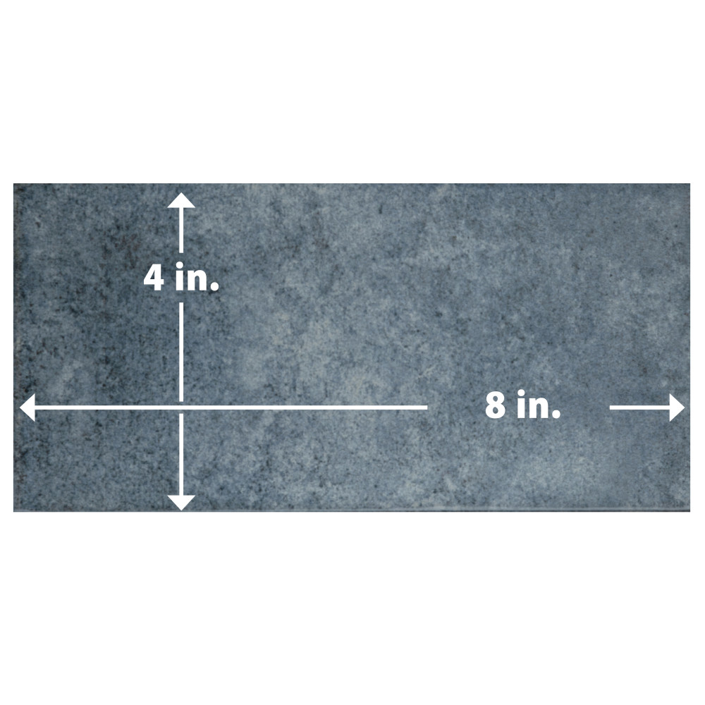 Camden Azurro 4 in. x 8 in. Ceramic Wall Tile