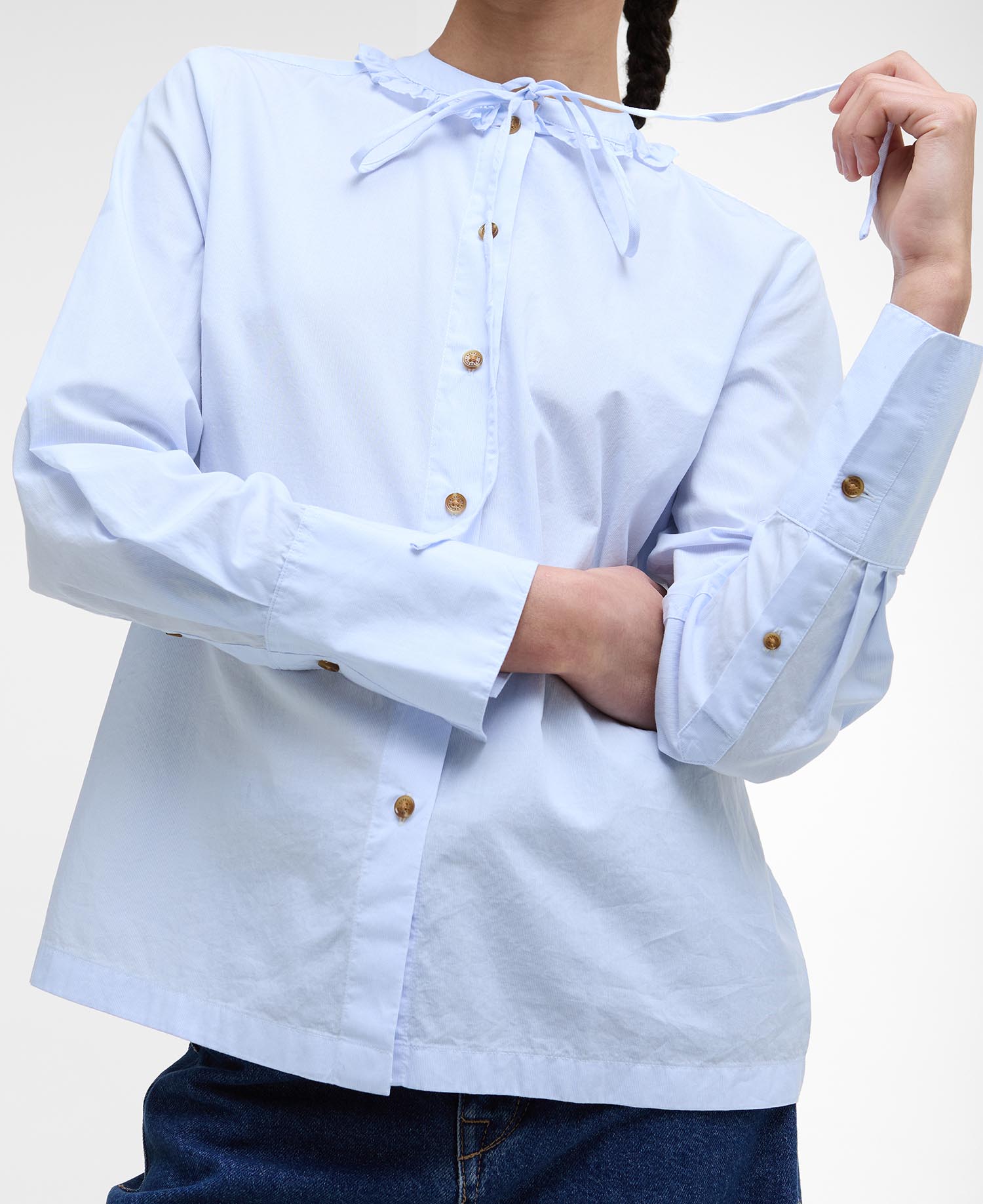 Camicia Cecelia con motivo a righe image number 4