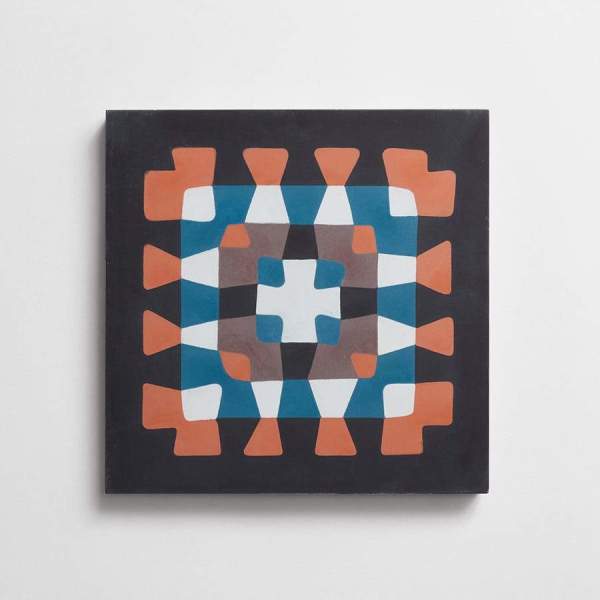 cement: granny squares (bundle) | grande | matte | black, white, taro, amsterdam + teal | sample 