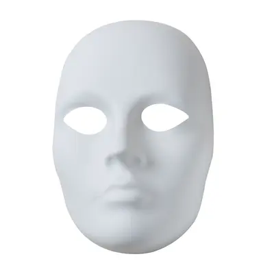 Creativity Street  Plastic Mask, Female,  8" x 5-1/2", 1 Piece