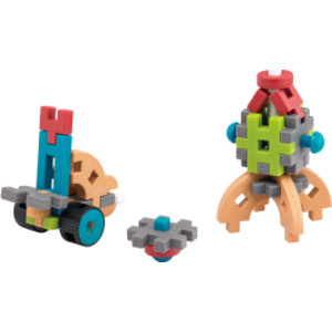 Fun Blocks Activity Set - 83 Pieces - 19 Shapes - 16 Activity Cards