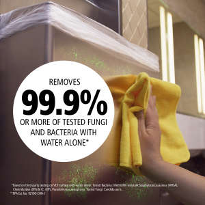 Rubbermaid Commercial, HYGEN, r-40 Recycled Microfiber Cloth, 16"x16", Yellow