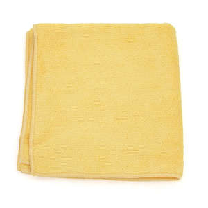 Hospeco, MicroWorks®, 16"x16", Microfiber, Cloth, Yellow