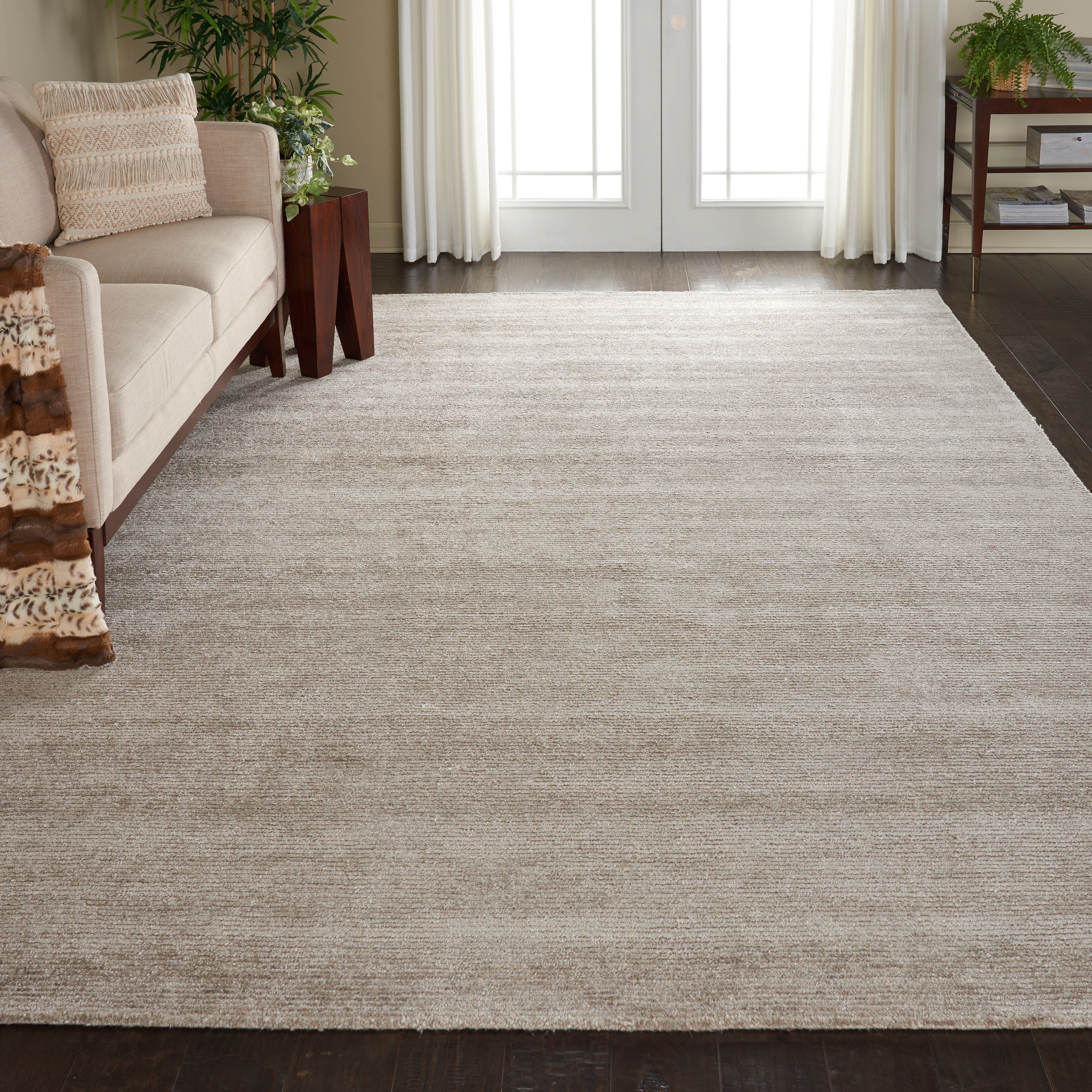 Nourison Weston 8' x 10'6" Oatmeal Modern Indoor Rug
