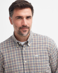 Duran Regular Long-Sleeved Shirt Dark Tan