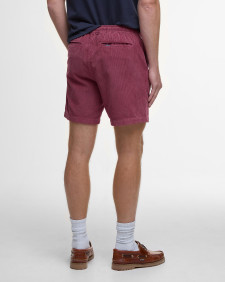 Washed Cord Relaxed Shorts Washed Raspberry