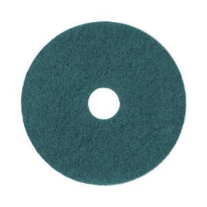 Boardwalk,  Heavy-Duty Scrubbing Round Floor Pad, 17", Green
