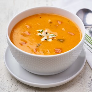 Campbell’s® Culinary Reserve Frozen Condensed Creamy Tomato Basil Bisque, 4 Pound Trays, 3-Pack