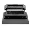 KoldLok® Raised Floor Grommet Polypropylene Surface Mount Black 1-5/16 H x 12 W x 11-3/4 in. D