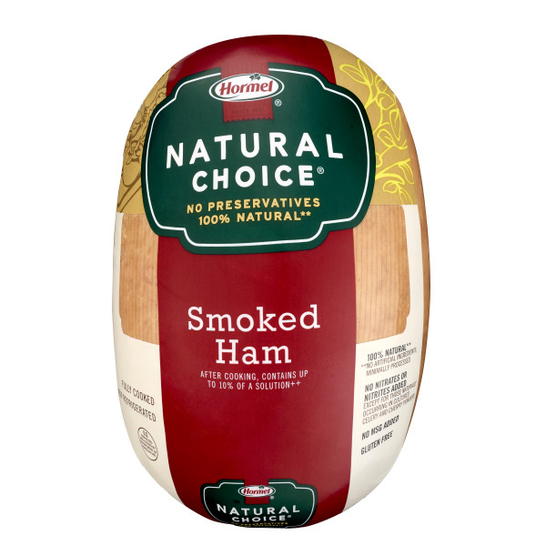 NATURAL CHOICE(r) Smoked Ham, 2pc . C1N1 - Front No Plunge In Package (Hi Res)