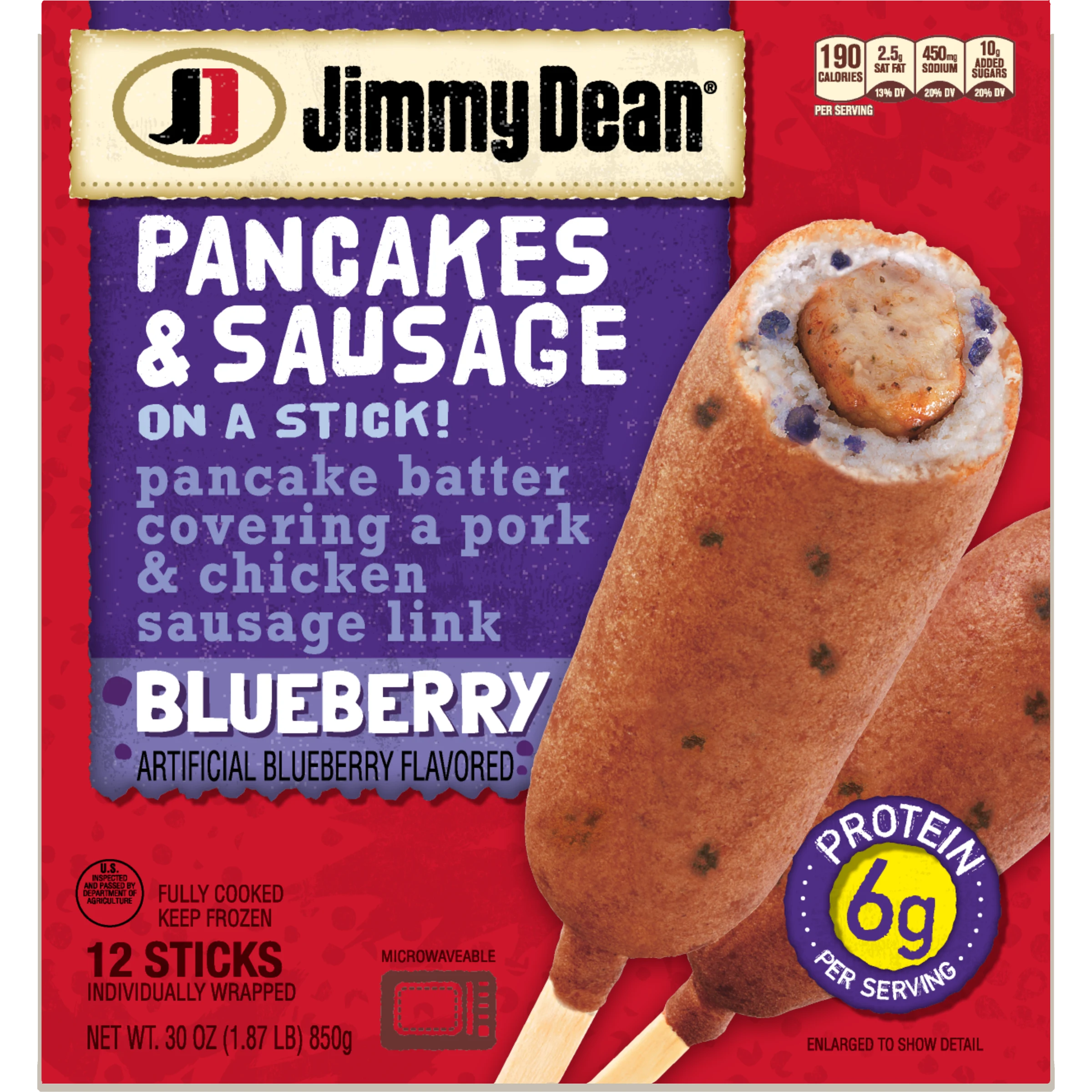 Blueberry Pancakes & Sausage On a Stick!