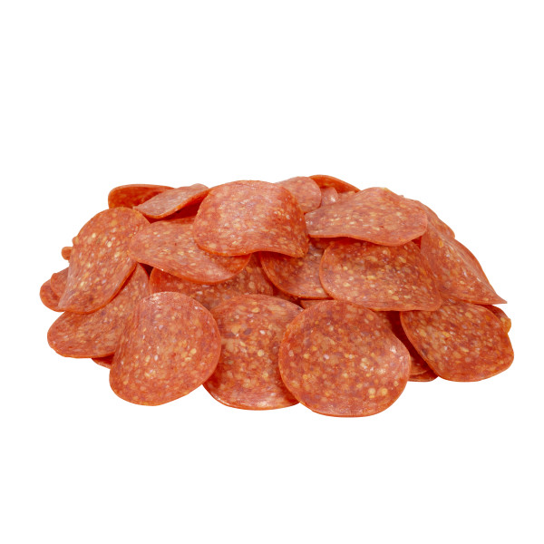 HORMEL(r) THE PERFORMANCE PEPPERONI(r), Bold, 16 slices per oz, 2/12.5 lb . C1C0 - Front Center Out of Package (Hi Res)