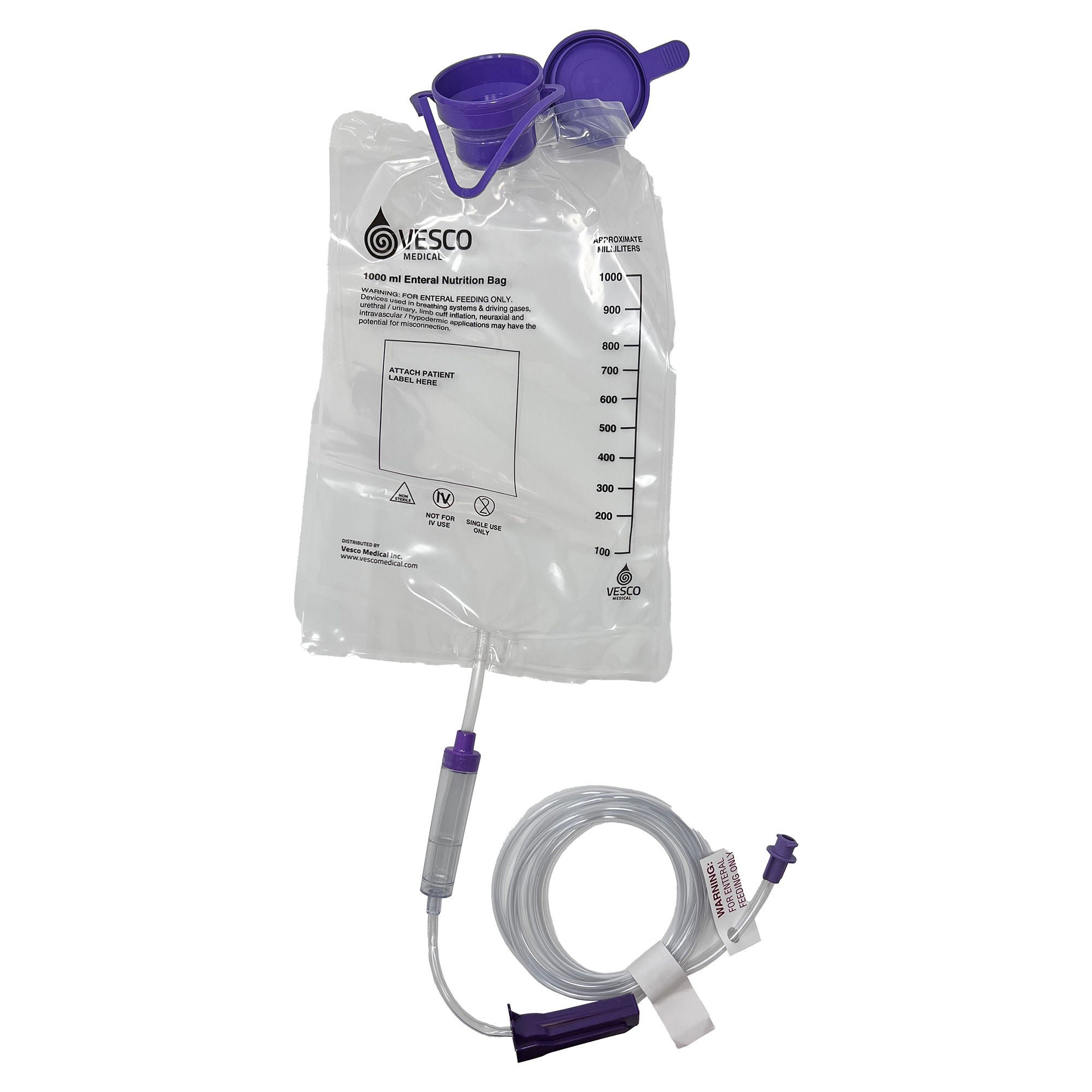 Vesco Medical FEEDING SET, GRAVITY ENFIT 1000ML (30/CS)