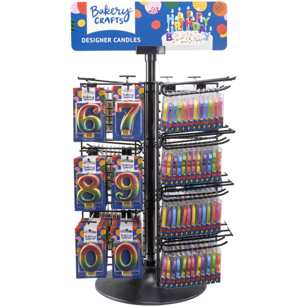 Double Numeral Assortment Candle Assortment (Rack Not Included)