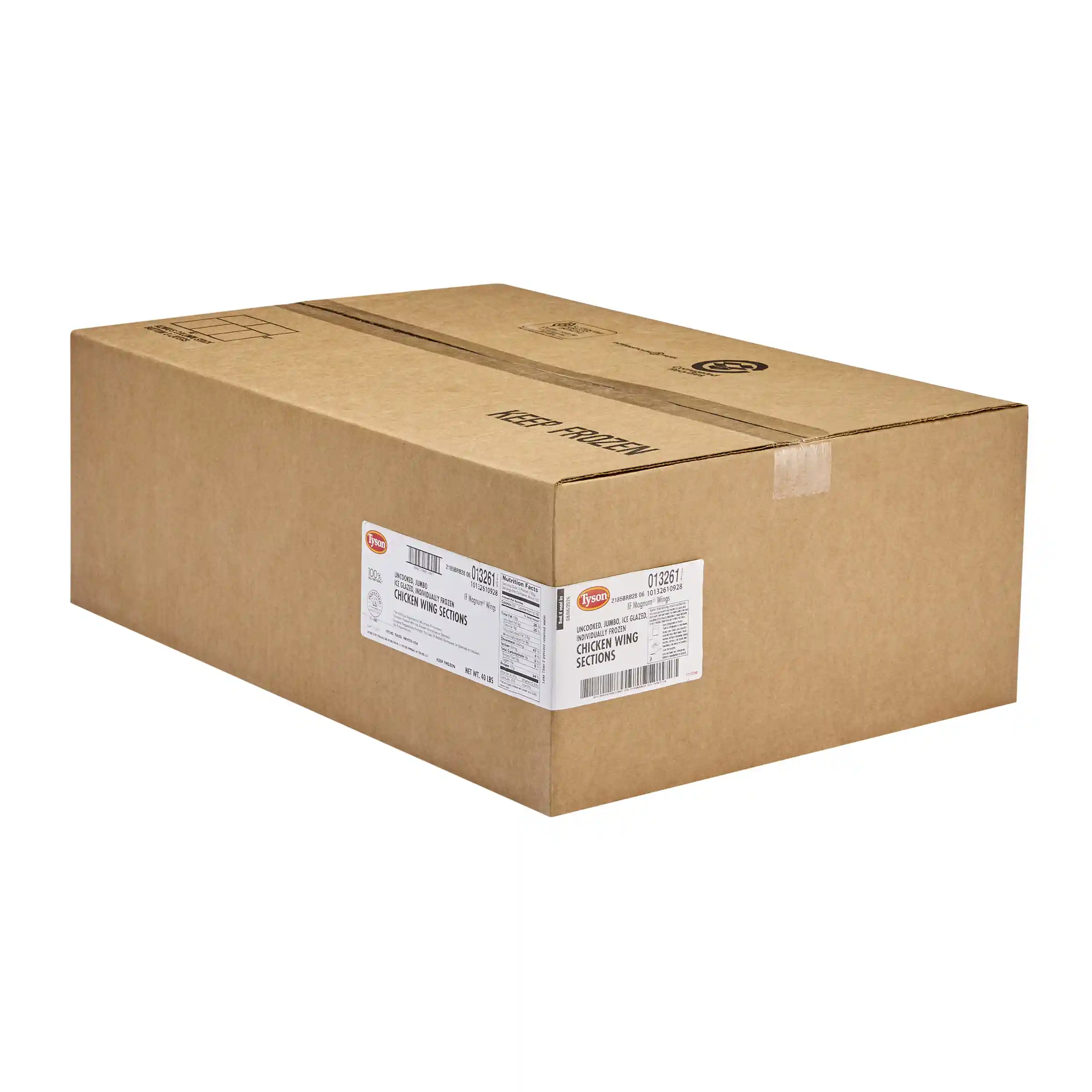 Tyson® Magnum® All Natural* Uncooked Unbreaded IF Bone-In Chicken Wing Sections, Jumbo_image_5