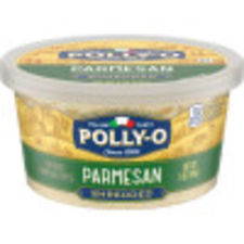 Polly-O Parmesan Shredded Cheese, 5 oz Tub