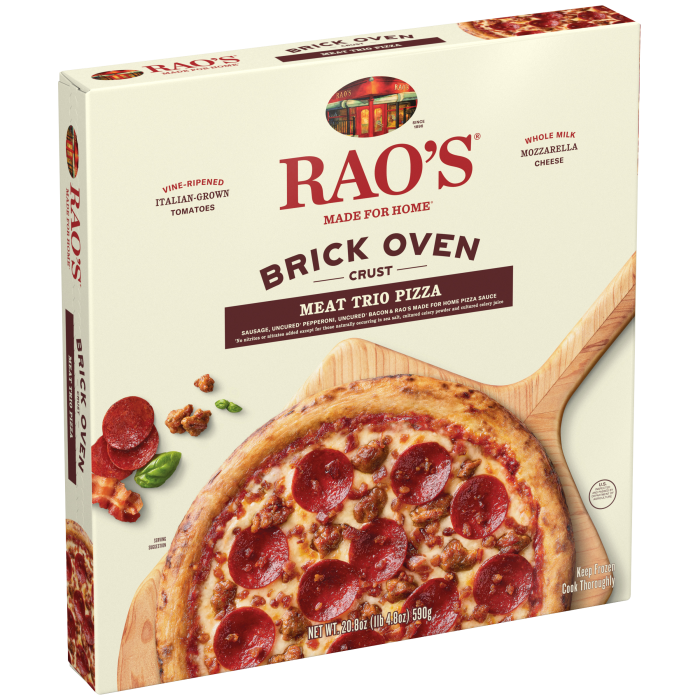 Meat Trio Frozen Pizza, 20.8 oz - Left angle Image