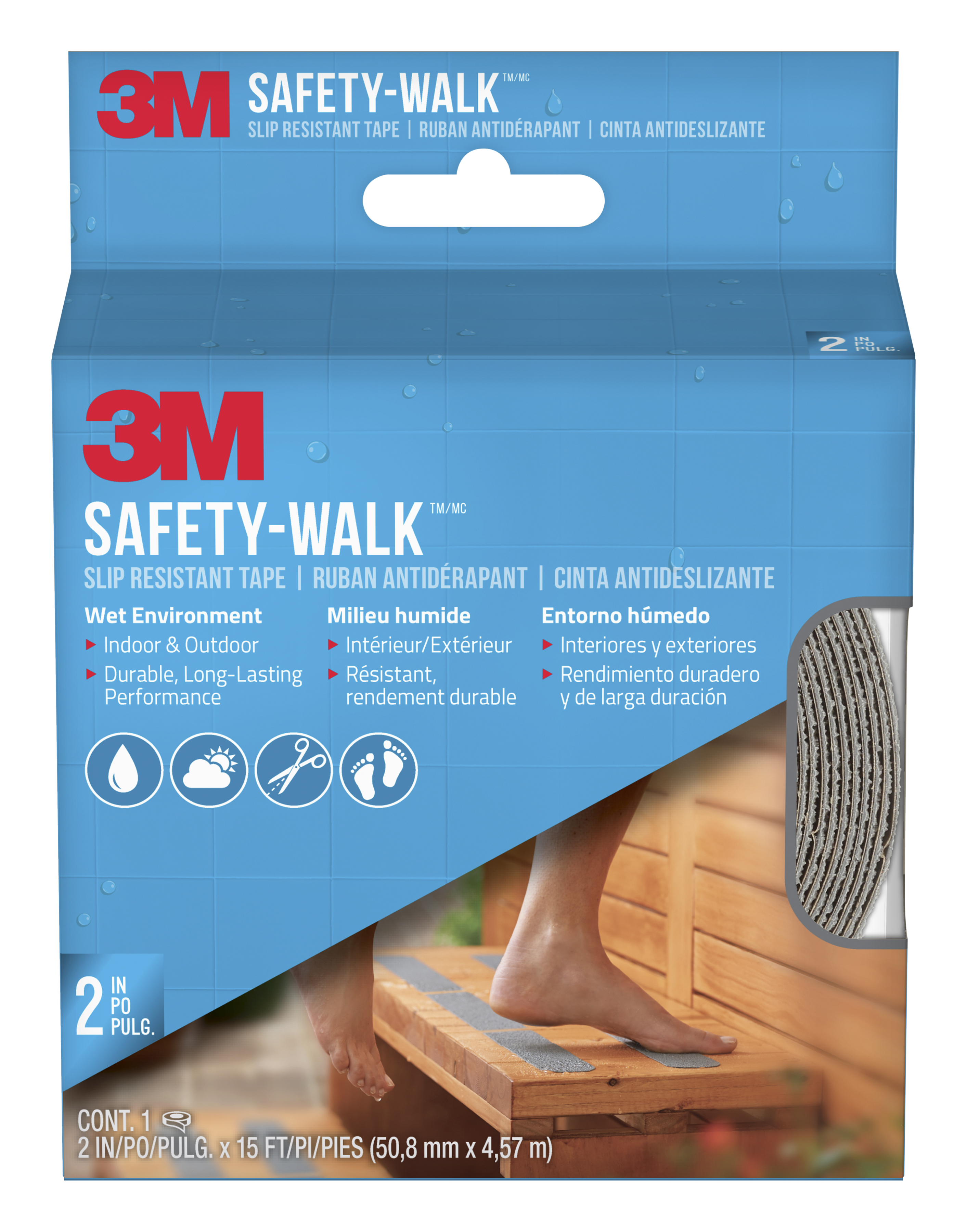 SKU 7100173140 | 3M™ Safety-Walk™ Slip Resistant Tape 370G-R2X180