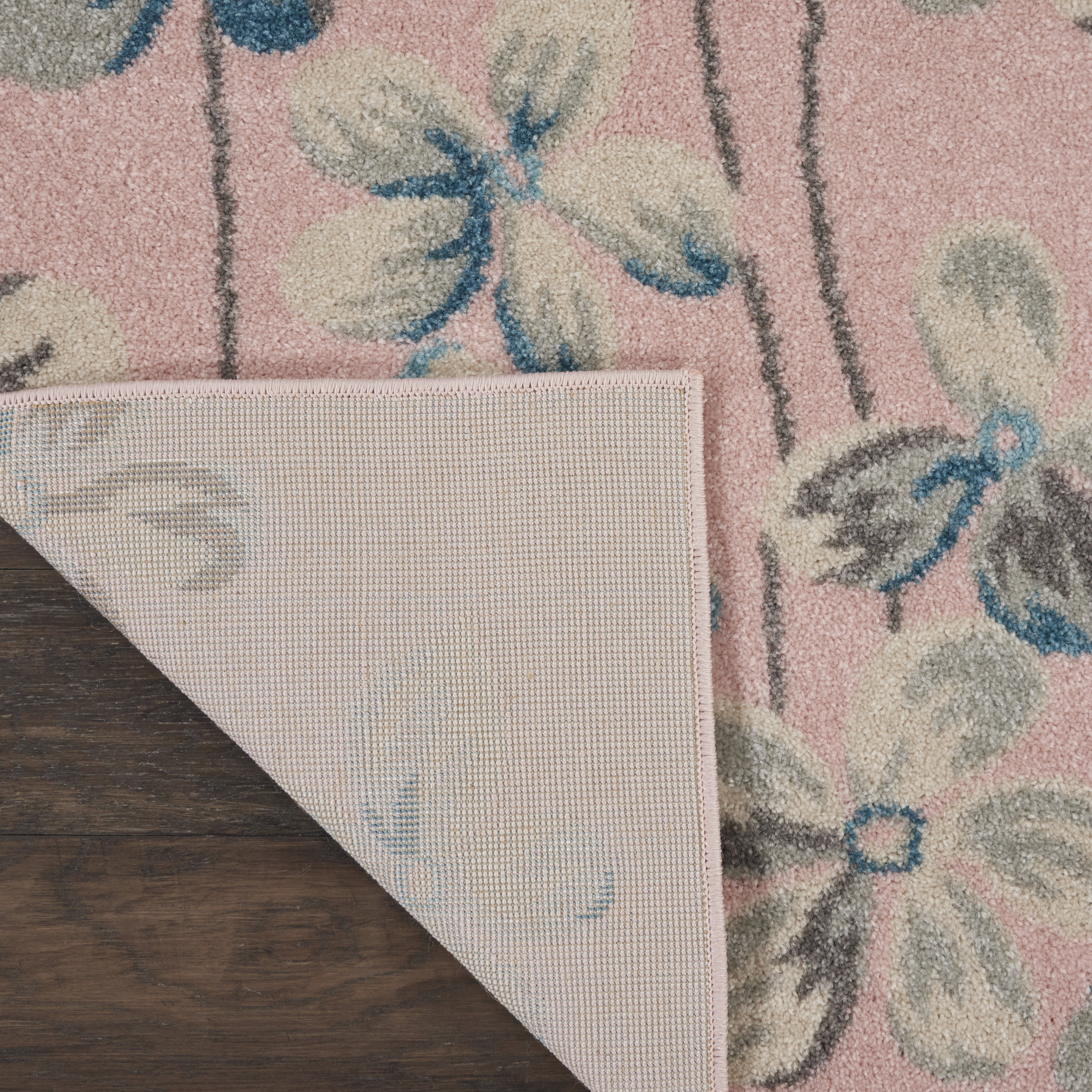 Nourison Tranquil 8' x 10' Pink Contemporary Indoor Rug