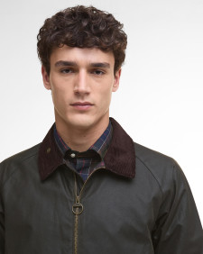 Bedale Short Waxed Jacket Olive