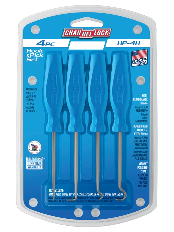 HP-4H 4pc Precision Hook & Pick Set