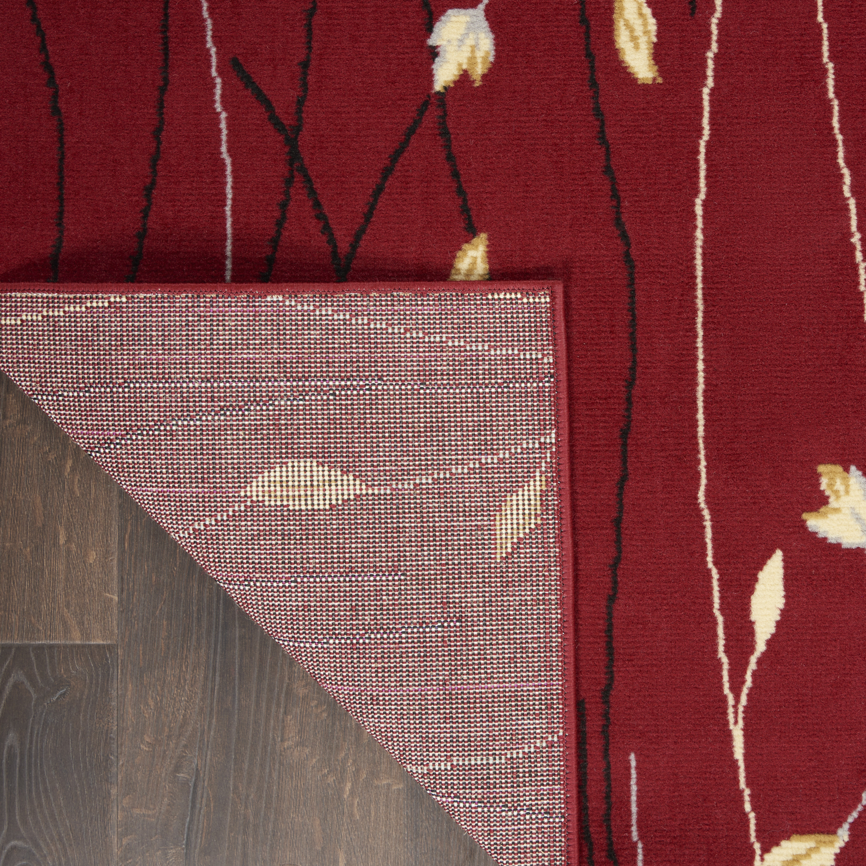 Nourison Grafix 2'3" x 12' Red Contemporary Indoor Rug