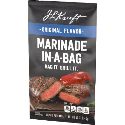 J.L. Kraft Marinade-In-A-Bag Original Flavor Liquid Marinade, 12 oz Bag