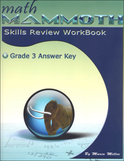 Math Mammoth Grade 3 Color Skills Review Workbook Answer Key (2018 Edition)