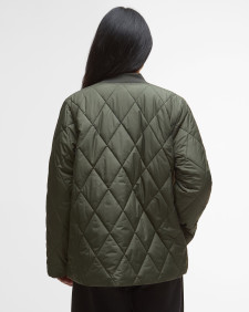 Leonie Quilted Jacket Olive/Dark Moss/Ancient