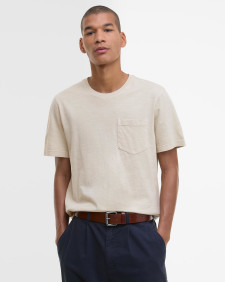 Pigment-Dyed Pocket T-Shirt Oatmeal