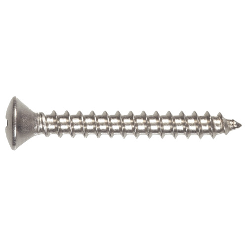 Zinc Oval Head Phillips Sheet Metal Screw #4 x 1/4