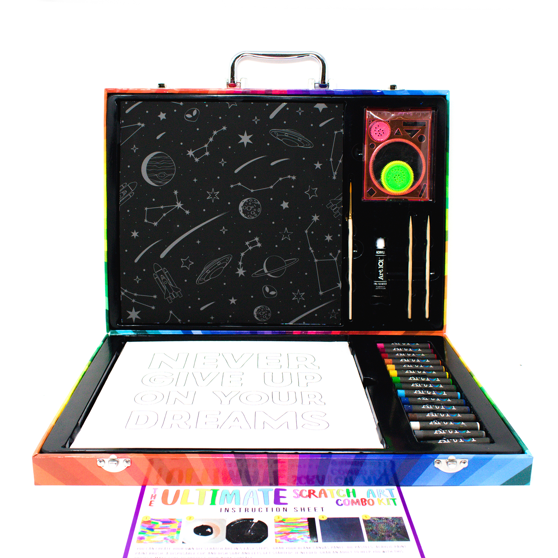 Art 101 Ultimate Scratch Art Combo Kit, 41 Pieces image number null