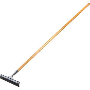 Carlisle, Flo-Pac, Straight Blade, 18", Black, Rubber Squeegee