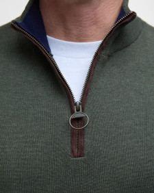 Bayfield Half-Zip Jumper Mid Olive
