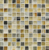 Tozen Tin 1×4 Herringbone Mosaic Silk