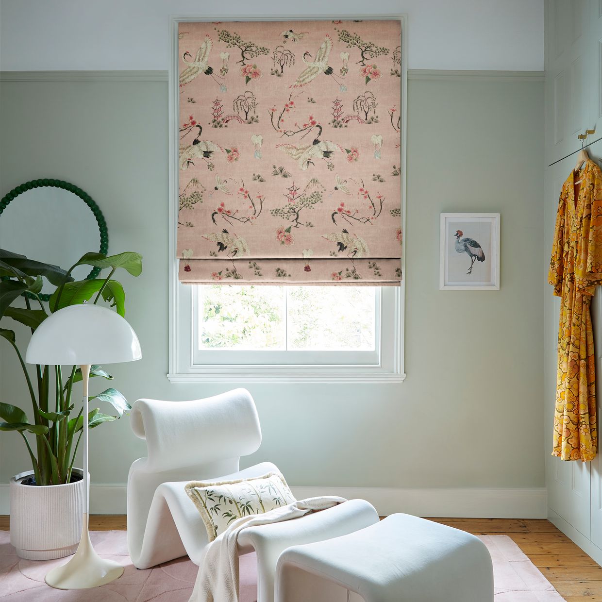 Food Babies Blossom Roman Blind