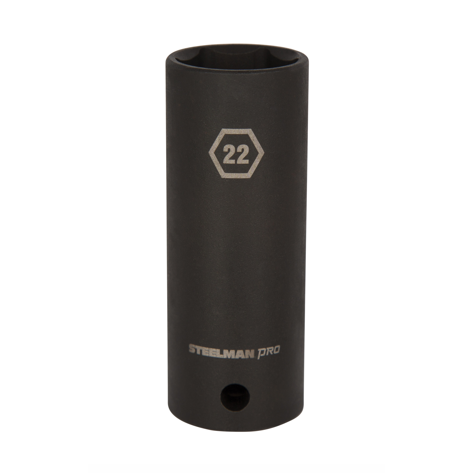 STEELMAN PRO 1/2 in. Drive x 22mm Deep Thin Wall 6-Point Impact Socket, 79407 - Picture 1 of 2