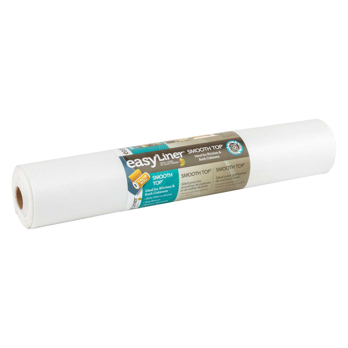 Smooth Top EasyLiner Shelf Liner White Duck Brand