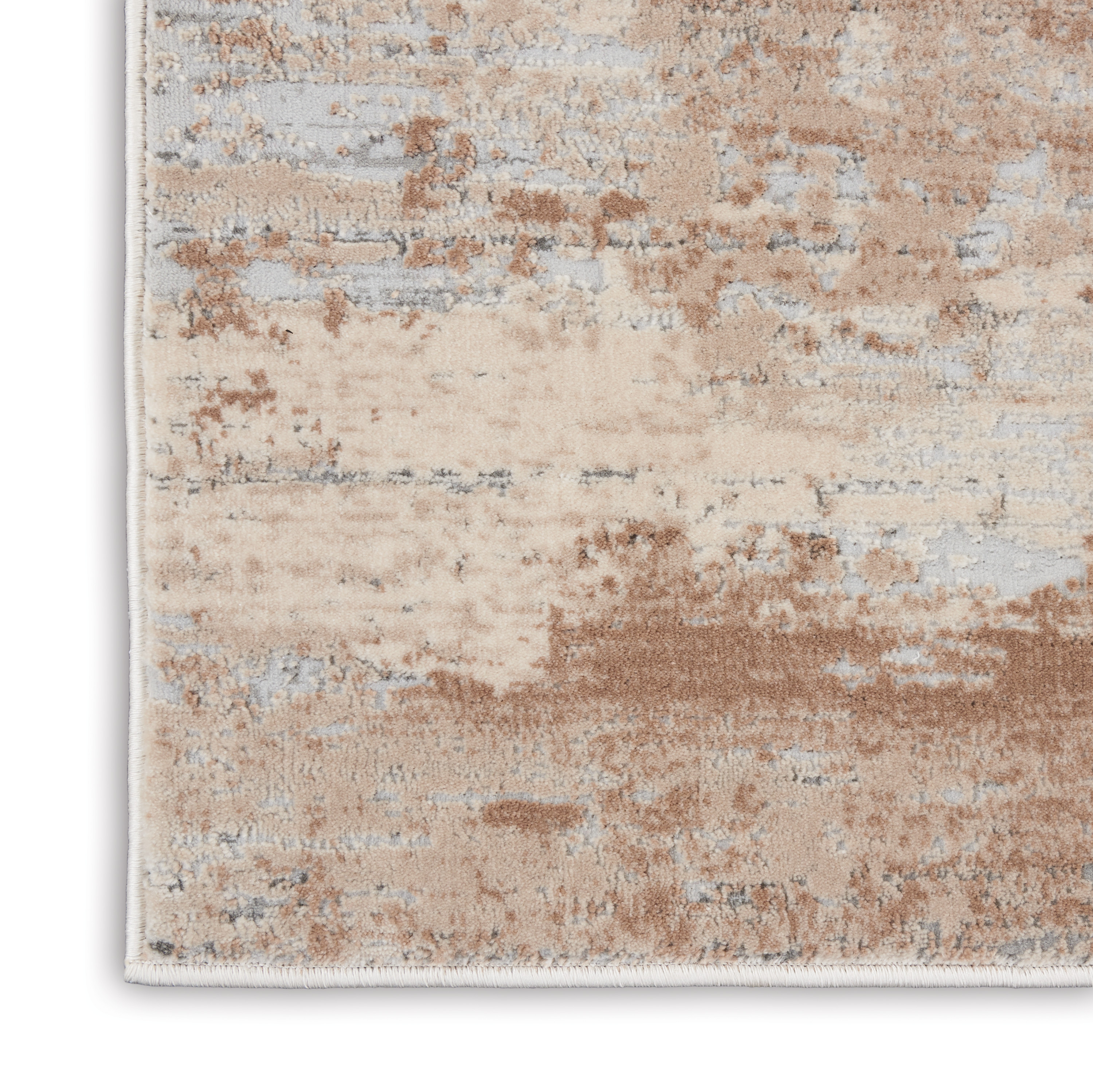Nourison Rustic Textures 9'3" x 12'9" Beige Modern Indoor Rug