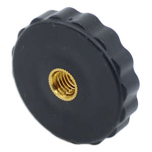 Locking Wheel M8 D=40 S=9 Black